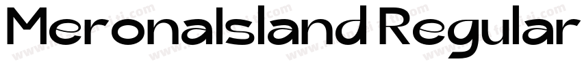 MeronaIsland Regular字体转换